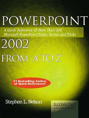 cover image of PowerPoint 2002 from A to Z